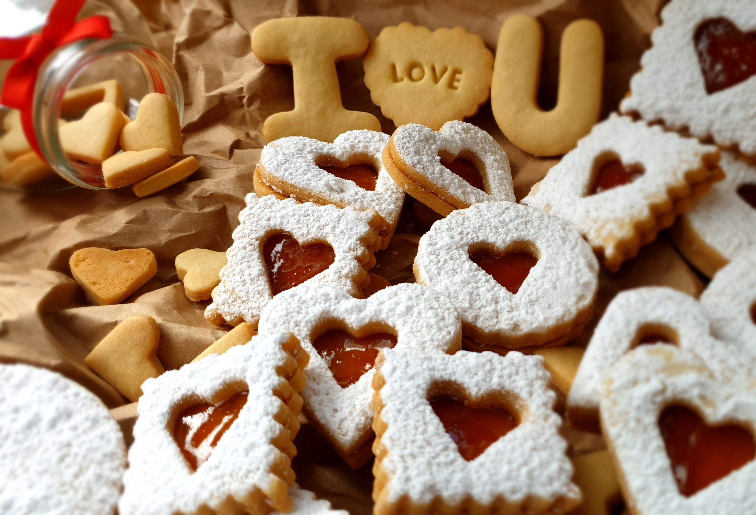 Linzer cookies/ Sablé